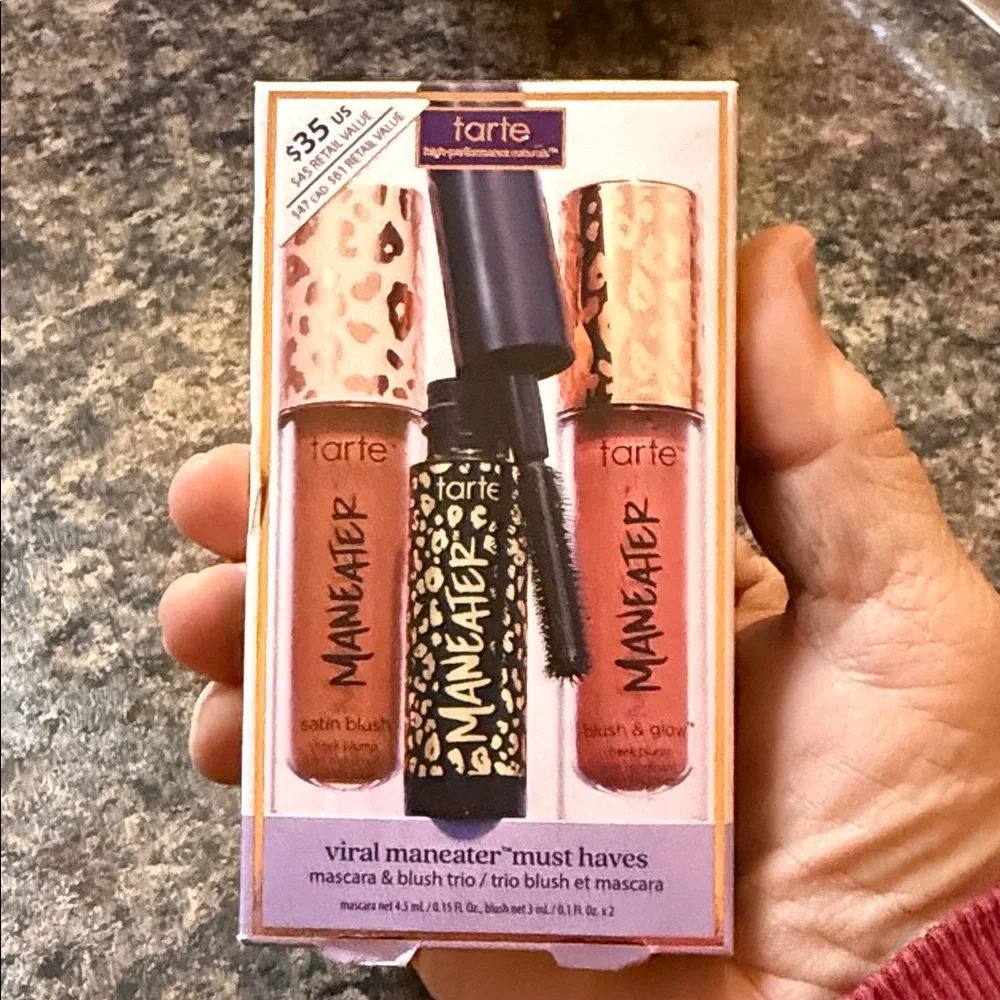 Tarte Viral Maneater Must Haves Mascara and Blush Trio